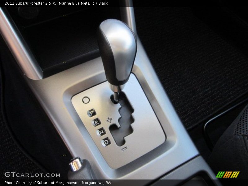 Marine Blue Metallic / Black 2012 Subaru Forester 2.5 X