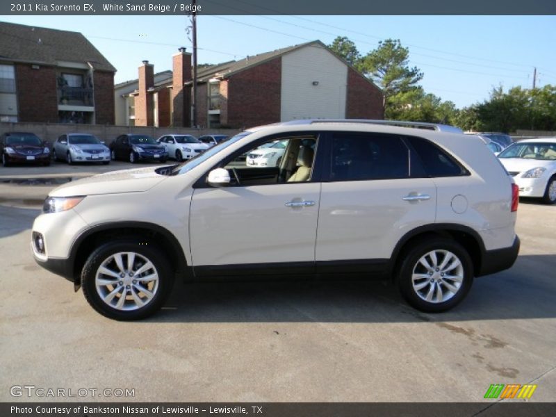 White Sand Beige / Beige 2011 Kia Sorento EX