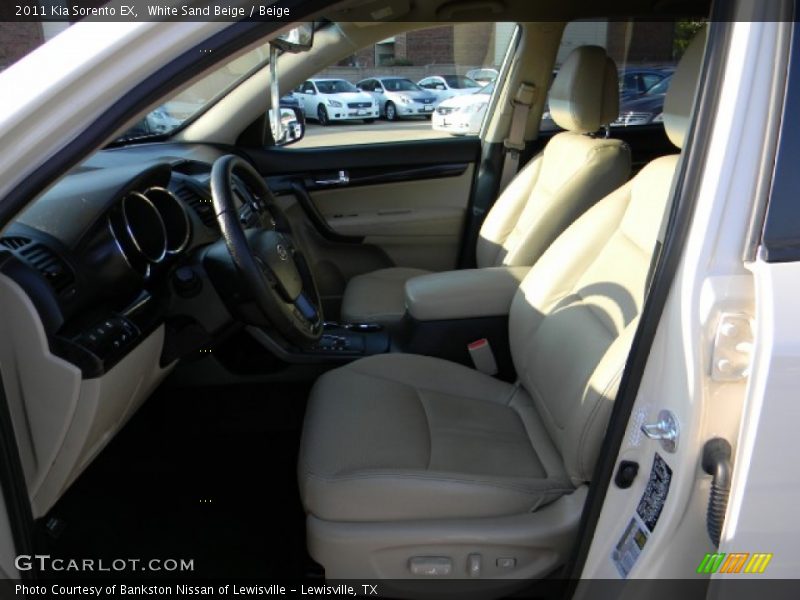 White Sand Beige / Beige 2011 Kia Sorento EX
