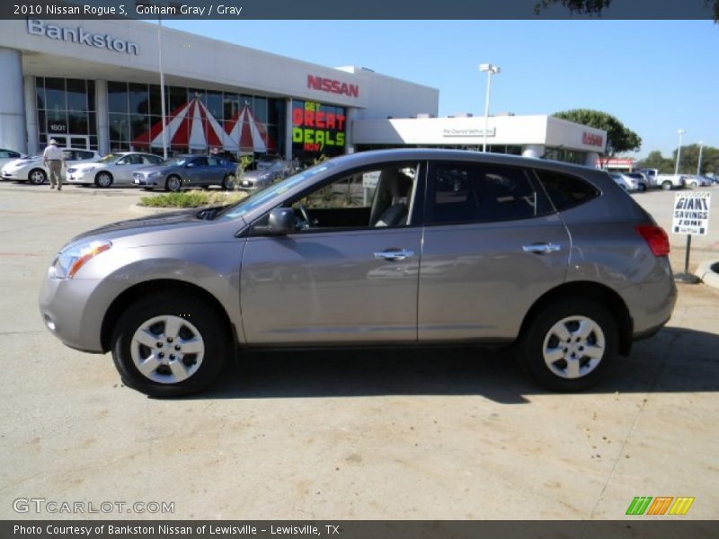 Gotham Gray / Gray 2010 Nissan Rogue S