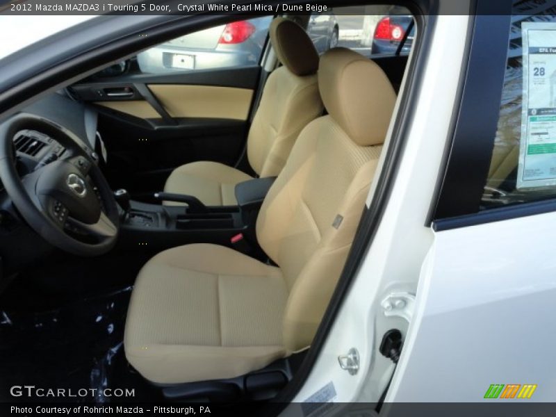  2012 MAZDA3 i Touring 5 Door Dune Beige Interior