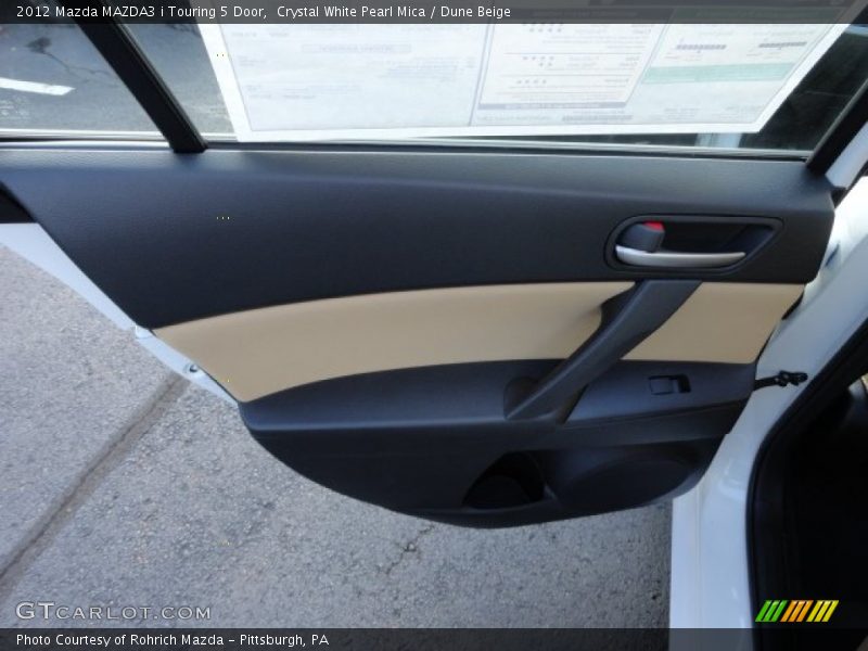 Door Panel of 2012 MAZDA3 i Touring 5 Door