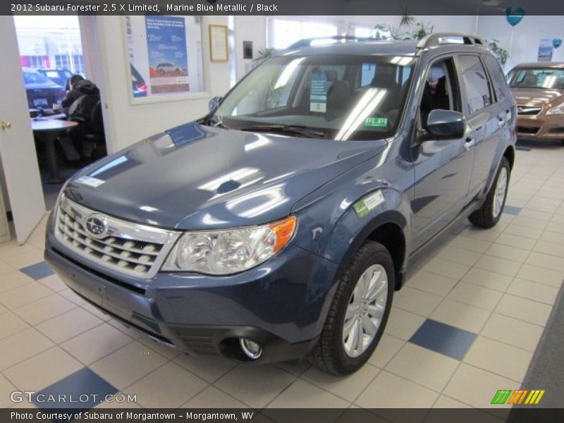 Marine Blue Metallic / Black 2012 Subaru Forester 2.5 X Limited