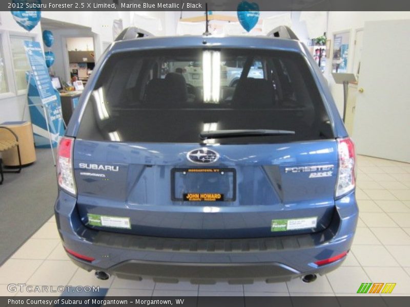 Marine Blue Metallic / Black 2012 Subaru Forester 2.5 X Limited