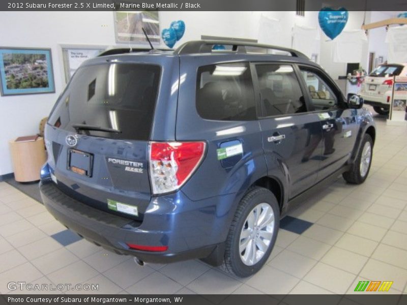 Marine Blue Metallic / Black 2012 Subaru Forester 2.5 X Limited