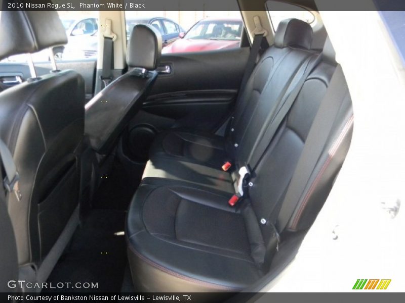 Phantom White / Black 2010 Nissan Rogue SL