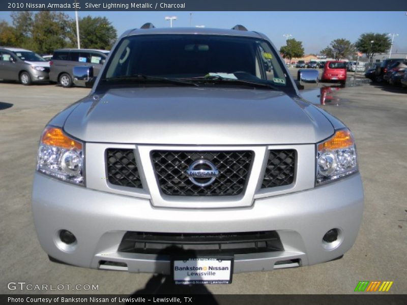 Silver Lightning Metallic / Charcoal 2010 Nissan Armada SE