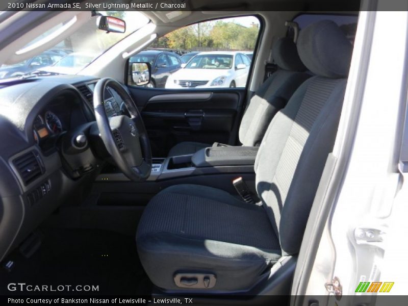 Silver Lightning Metallic / Charcoal 2010 Nissan Armada SE