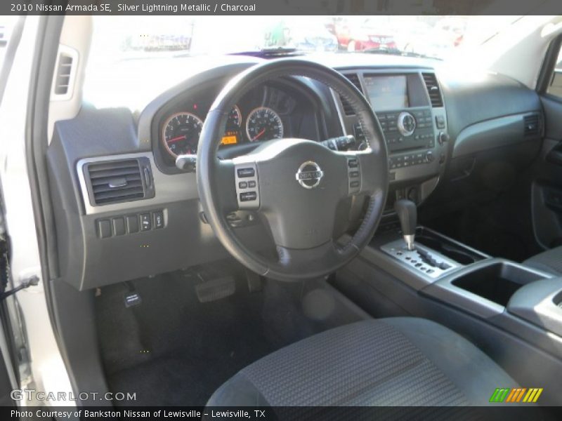 Silver Lightning Metallic / Charcoal 2010 Nissan Armada SE