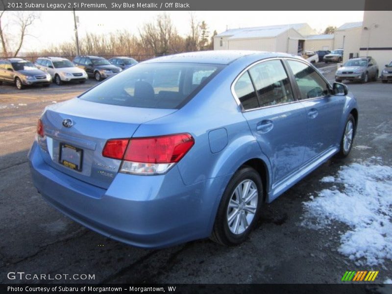 Sky Blue Metallic / Off Black 2012 Subaru Legacy 2.5i Premium