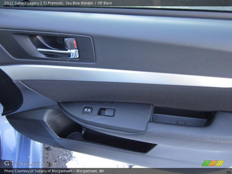 Sky Blue Metallic / Off Black 2012 Subaru Legacy 2.5i Premium