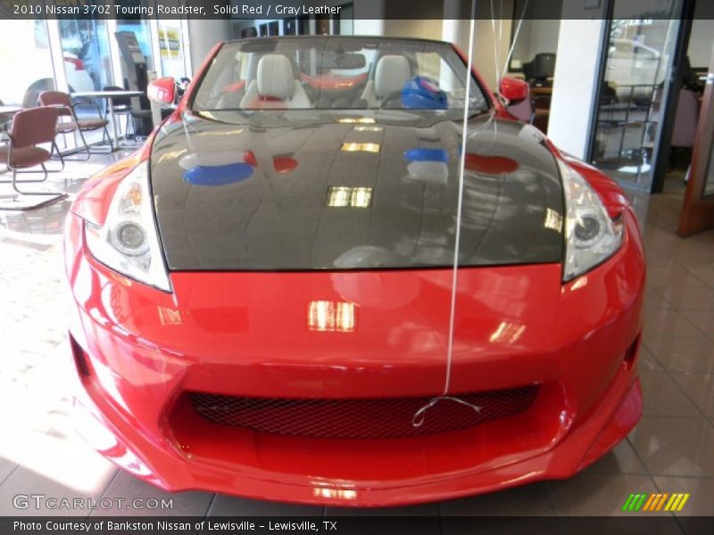 Solid Red / Gray Leather 2010 Nissan 370Z Touring Roadster