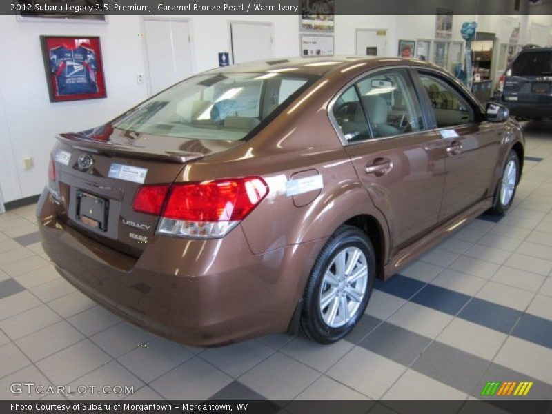 Caramel Bronze Pearl / Warm Ivory 2012 Subaru Legacy 2.5i Premium