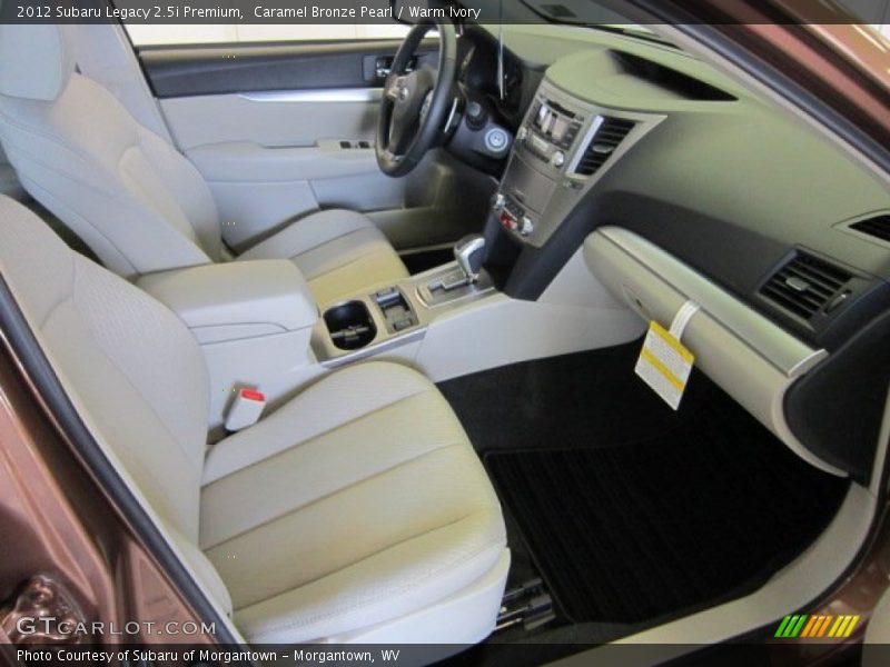 Caramel Bronze Pearl / Warm Ivory 2012 Subaru Legacy 2.5i Premium