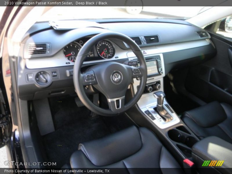 Deep Black / Black 2010 Volkswagen Passat Komfort Sedan