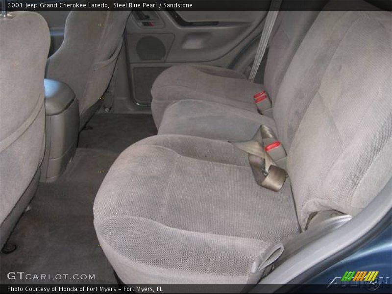 Steel Blue Pearl / Sandstone 2001 Jeep Grand Cherokee Laredo