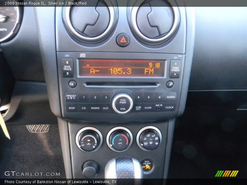 Silver Ice / Black/Red 2009 Nissan Rogue SL