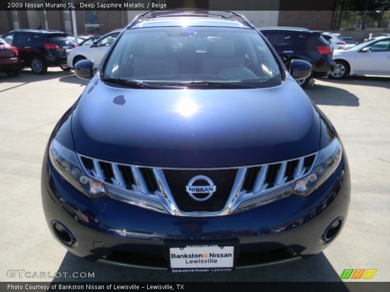 Deep Sapphire Metallic / Beige 2009 Nissan Murano SL
