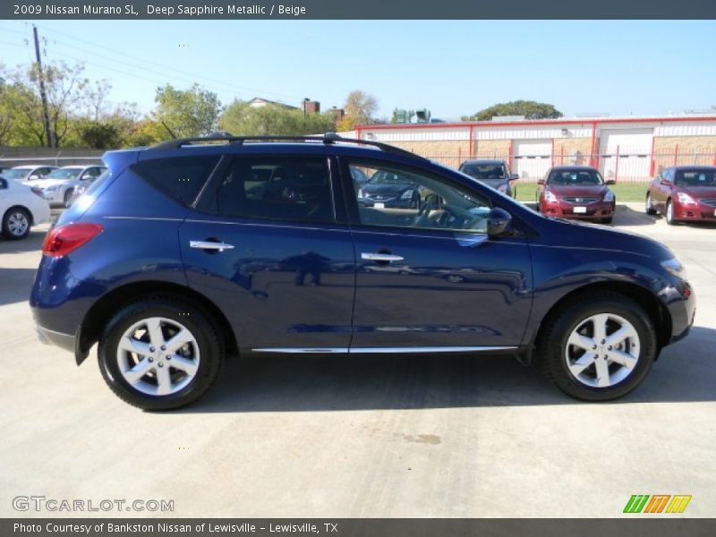 Deep Sapphire Metallic / Beige 2009 Nissan Murano SL