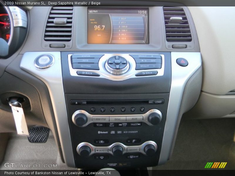 Deep Sapphire Metallic / Beige 2009 Nissan Murano SL