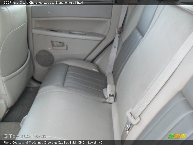 Stone White / Khaki 2007 Jeep Grand Cherokee Laredo