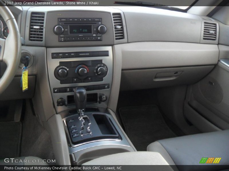 Stone White / Khaki 2007 Jeep Grand Cherokee Laredo