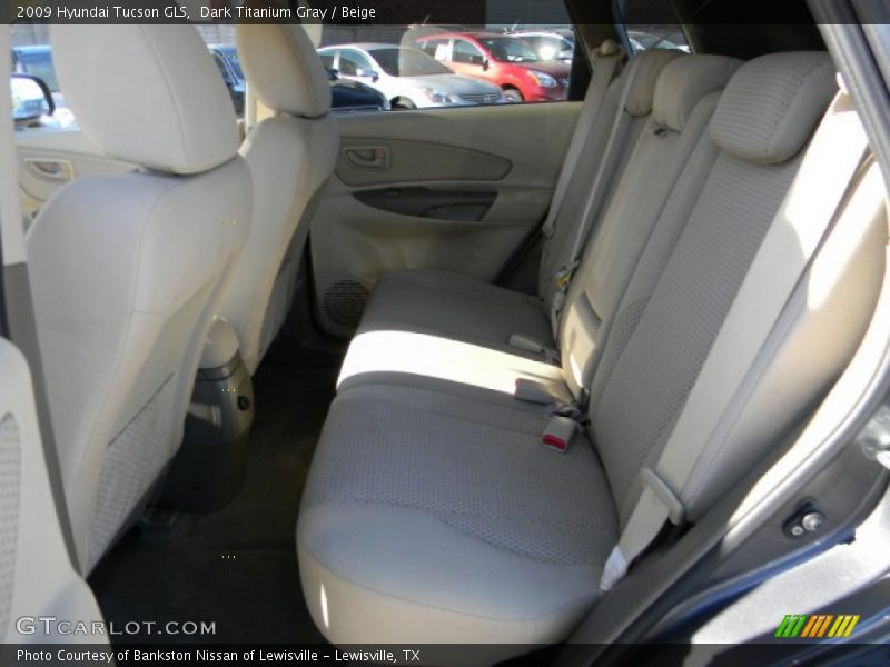 Dark Titanium Gray / Beige 2009 Hyundai Tucson GLS