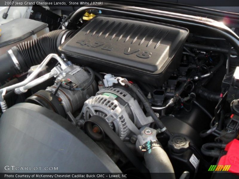 Stone White / Khaki 2007 Jeep Grand Cherokee Laredo