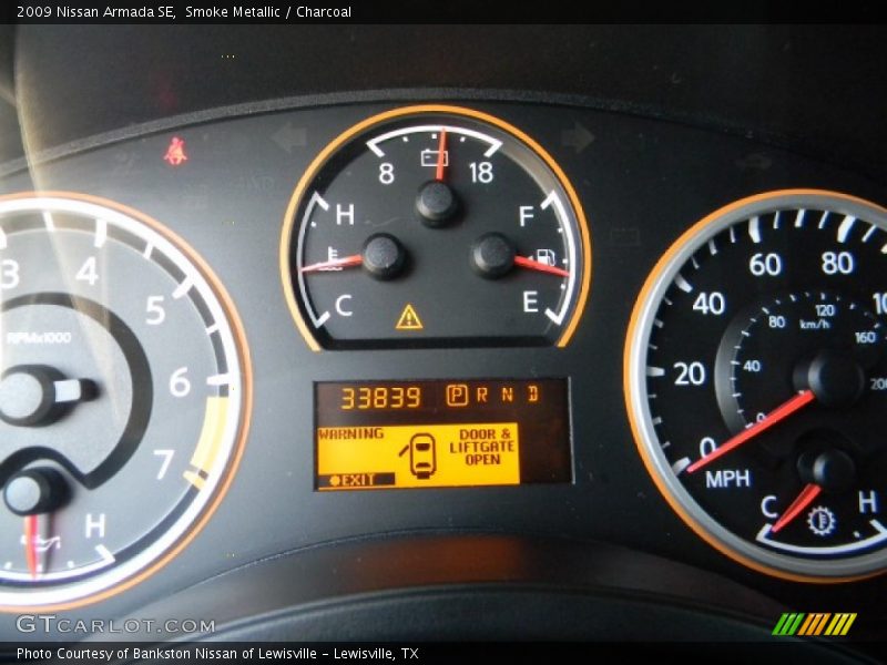 Smoke Metallic / Charcoal 2009 Nissan Armada SE