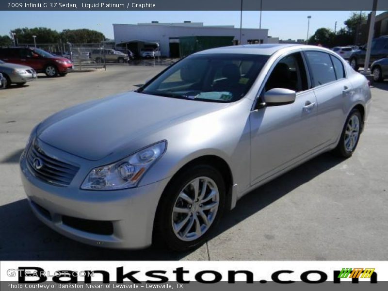 Liquid Platinum / Graphite 2009 Infiniti G 37 Sedan