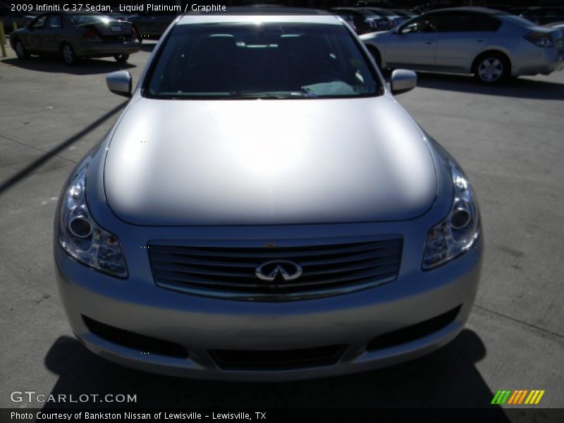Liquid Platinum / Graphite 2009 Infiniti G 37 Sedan
