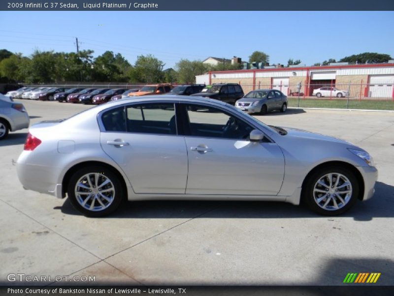 Liquid Platinum / Graphite 2009 Infiniti G 37 Sedan