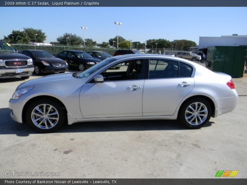 Liquid Platinum / Graphite 2009 Infiniti G 37 Sedan