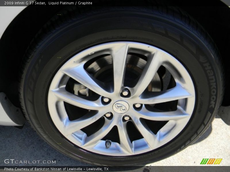 Liquid Platinum / Graphite 2009 Infiniti G 37 Sedan