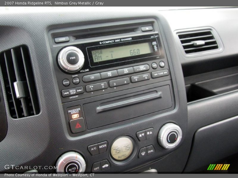 Nimbus Grey Metallic / Gray 2007 Honda Ridgeline RTS