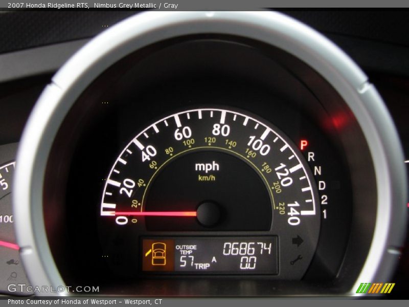 Nimbus Grey Metallic / Gray 2007 Honda Ridgeline RTS