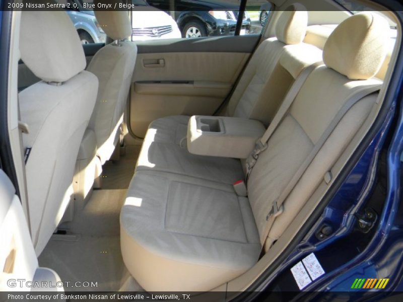 Blue Onyx / Beige 2009 Nissan Sentra 2.0