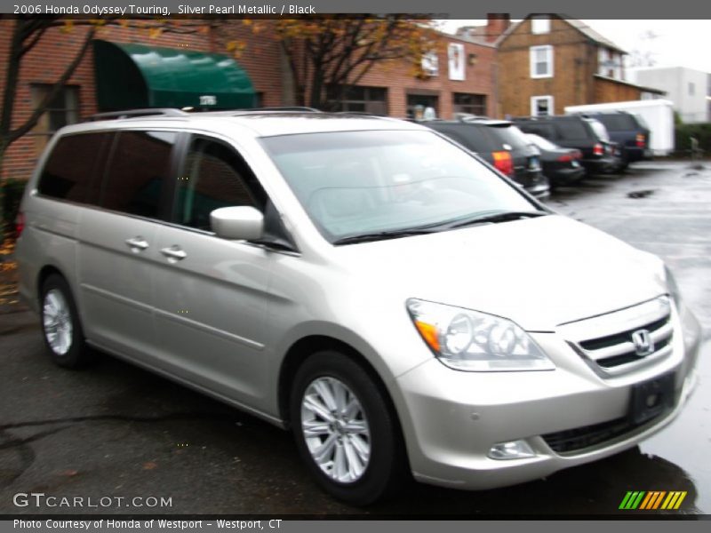 Silver Pearl Metallic / Black 2006 Honda Odyssey Touring