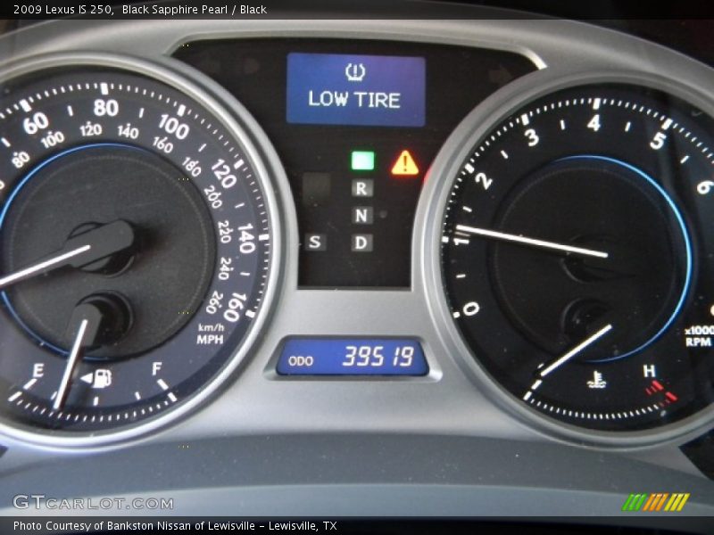 Black Sapphire Pearl / Black 2009 Lexus IS 250