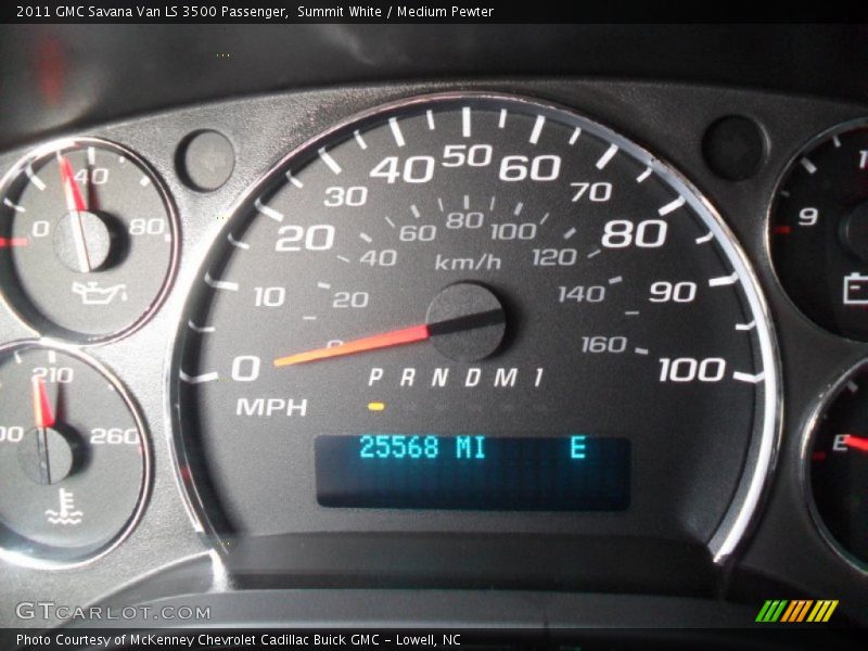 Summit White / Medium Pewter 2011 GMC Savana Van LS 3500 Passenger