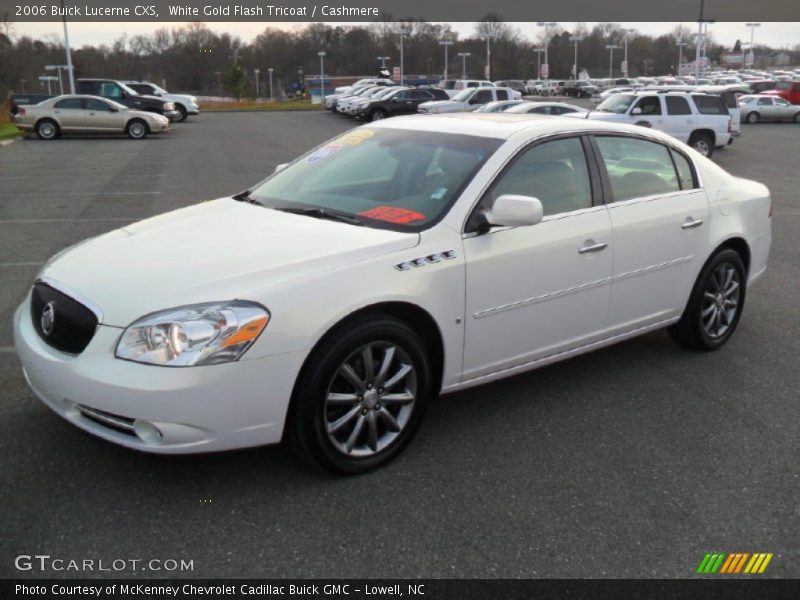 White Gold Flash Tricoat / Cashmere 2006 Buick Lucerne CXS