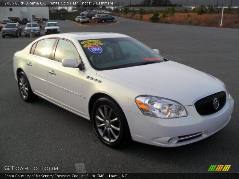 White Gold Flash Tricoat / Cashmere 2006 Buick Lucerne CXS