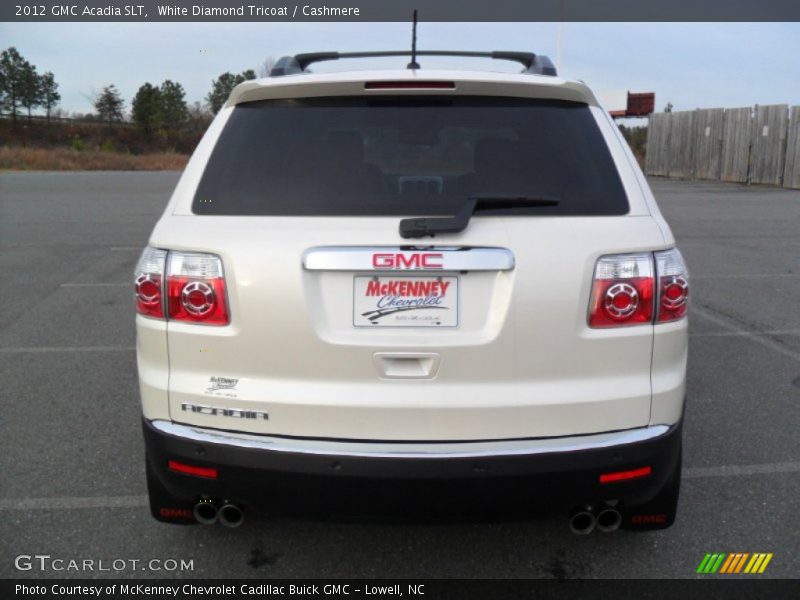 White Diamond Tricoat / Cashmere 2012 GMC Acadia SLT