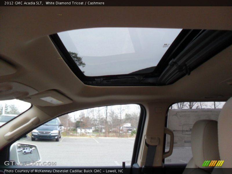 White Diamond Tricoat / Cashmere 2012 GMC Acadia SLT