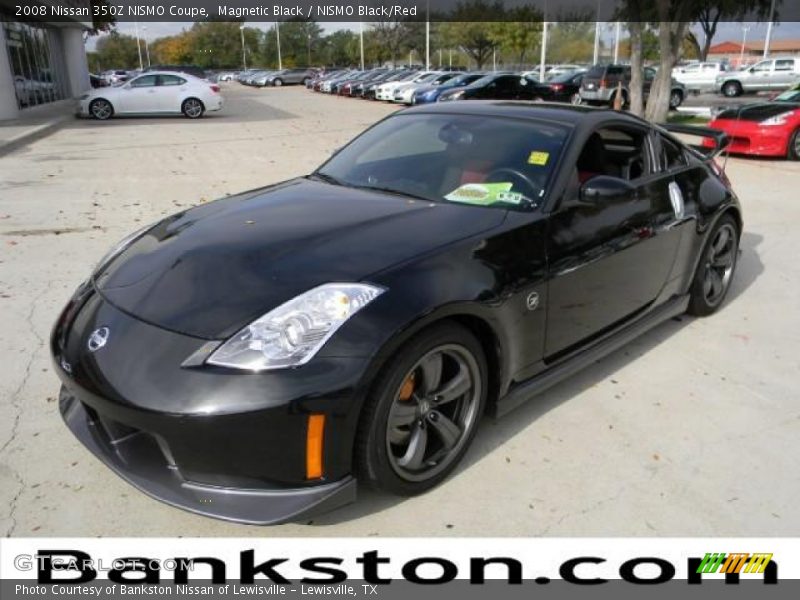 Magnetic Black / NISMO Black/Red 2008 Nissan 350Z NISMO Coupe