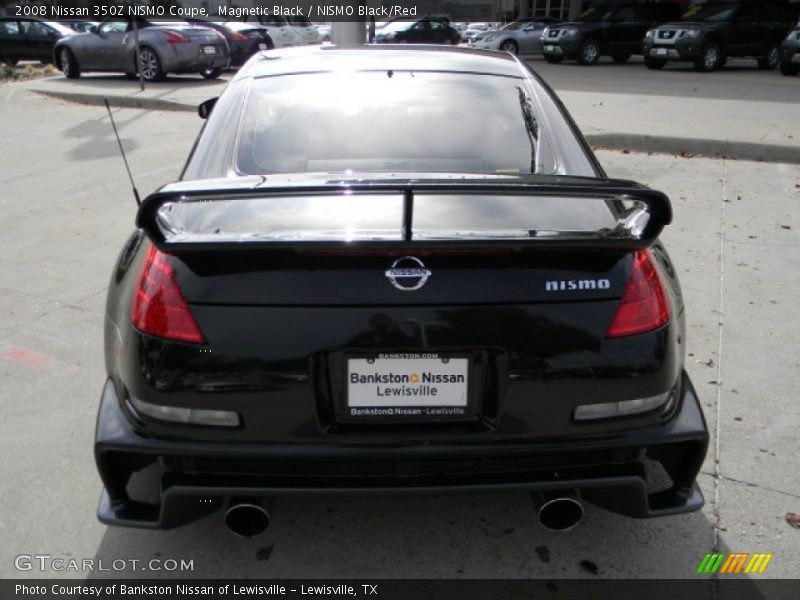Magnetic Black / NISMO Black/Red 2008 Nissan 350Z NISMO Coupe