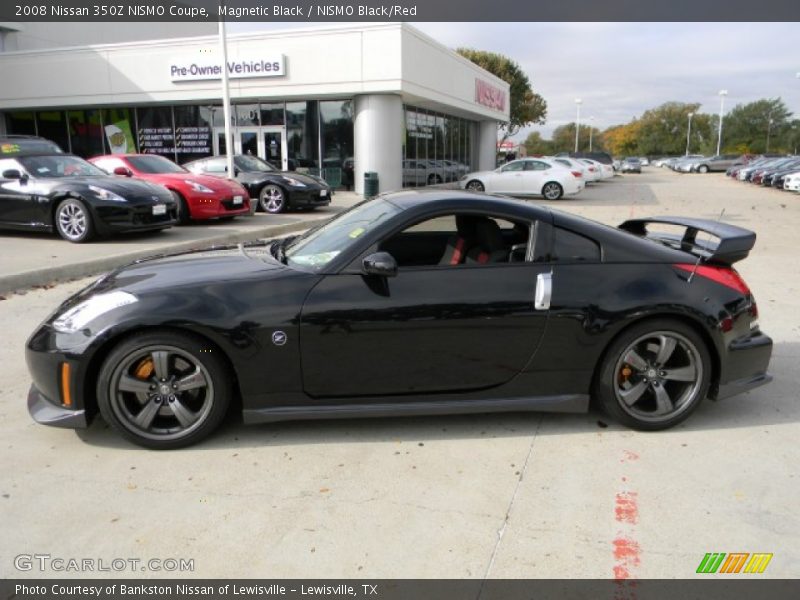 Magnetic Black / NISMO Black/Red 2008 Nissan 350Z NISMO Coupe