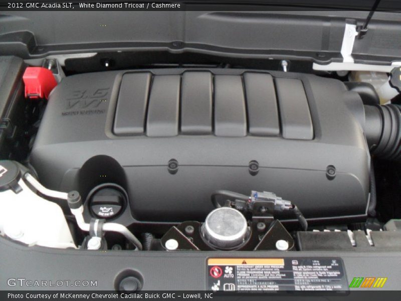 White Diamond Tricoat / Cashmere 2012 GMC Acadia SLT