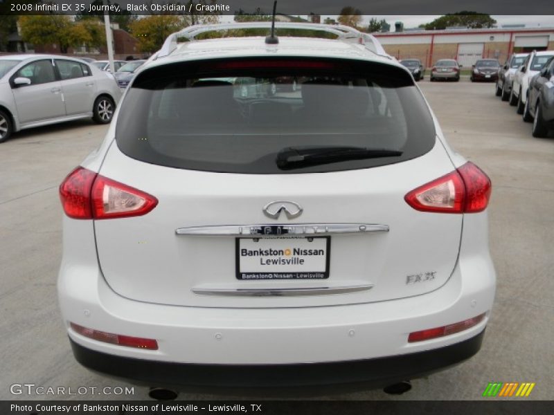 Black Obsidian / Graphite 2008 Infiniti EX 35 Journey
