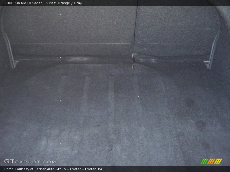 Sunset Orange / Gray 2008 Kia Rio LX Sedan